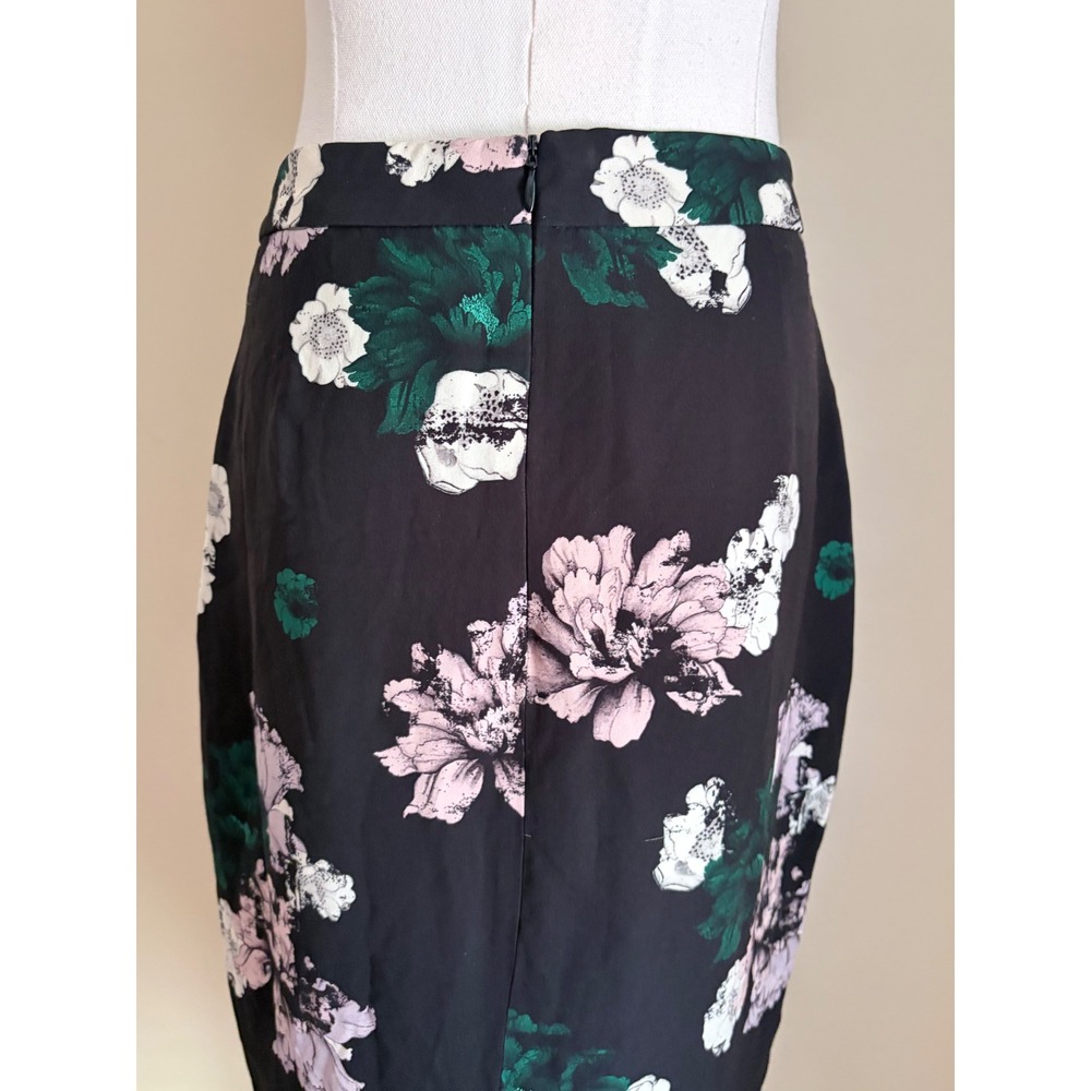 A.L.C. Bell Silk Floral Midi Pencil Skirt Spencer Hastings Pretty Little Liars 4 - Picture 9 of 10